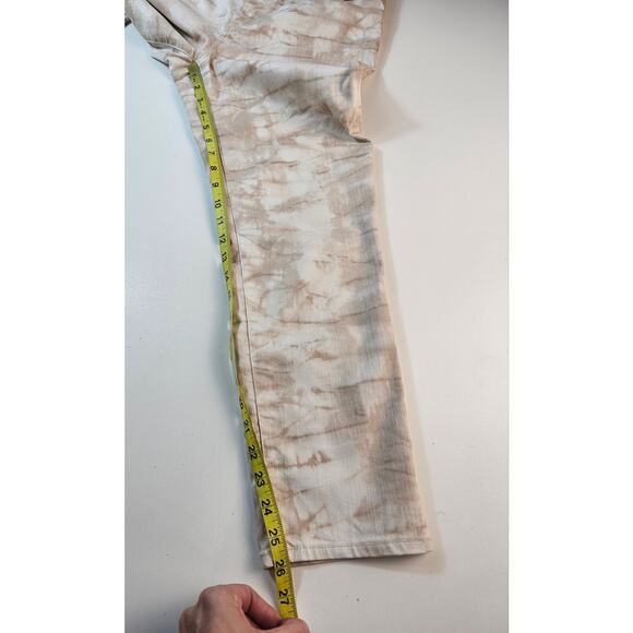 NWT Perfect stretch girlfriend slim leg ankle brown tie-dye grunge 0.5 (6) NEW - Picture 6 of 7